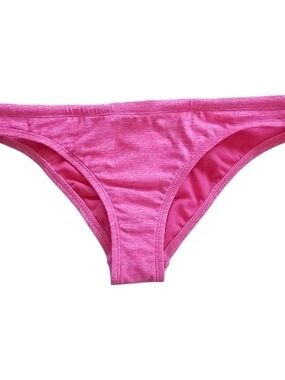 NWT TYR Pink Heathered Mini Bikini Bottom Size M (8) Interior Drawstring